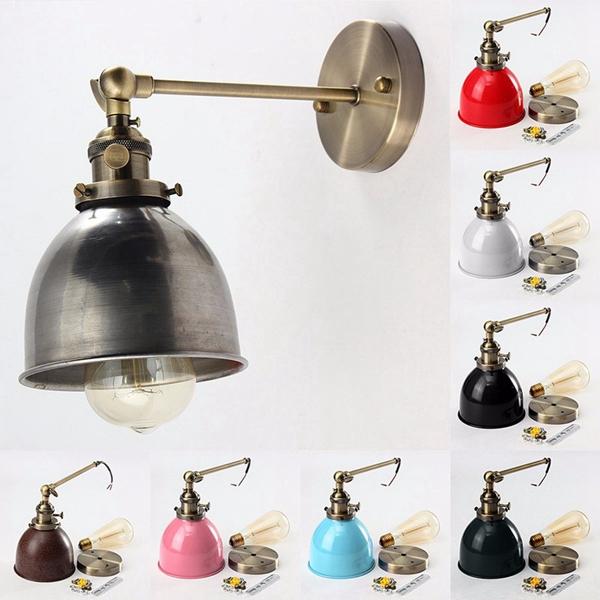 Modern Vintage Sconce Edison Wall Light Bulb Lamp shape Cafe Bar Coffee