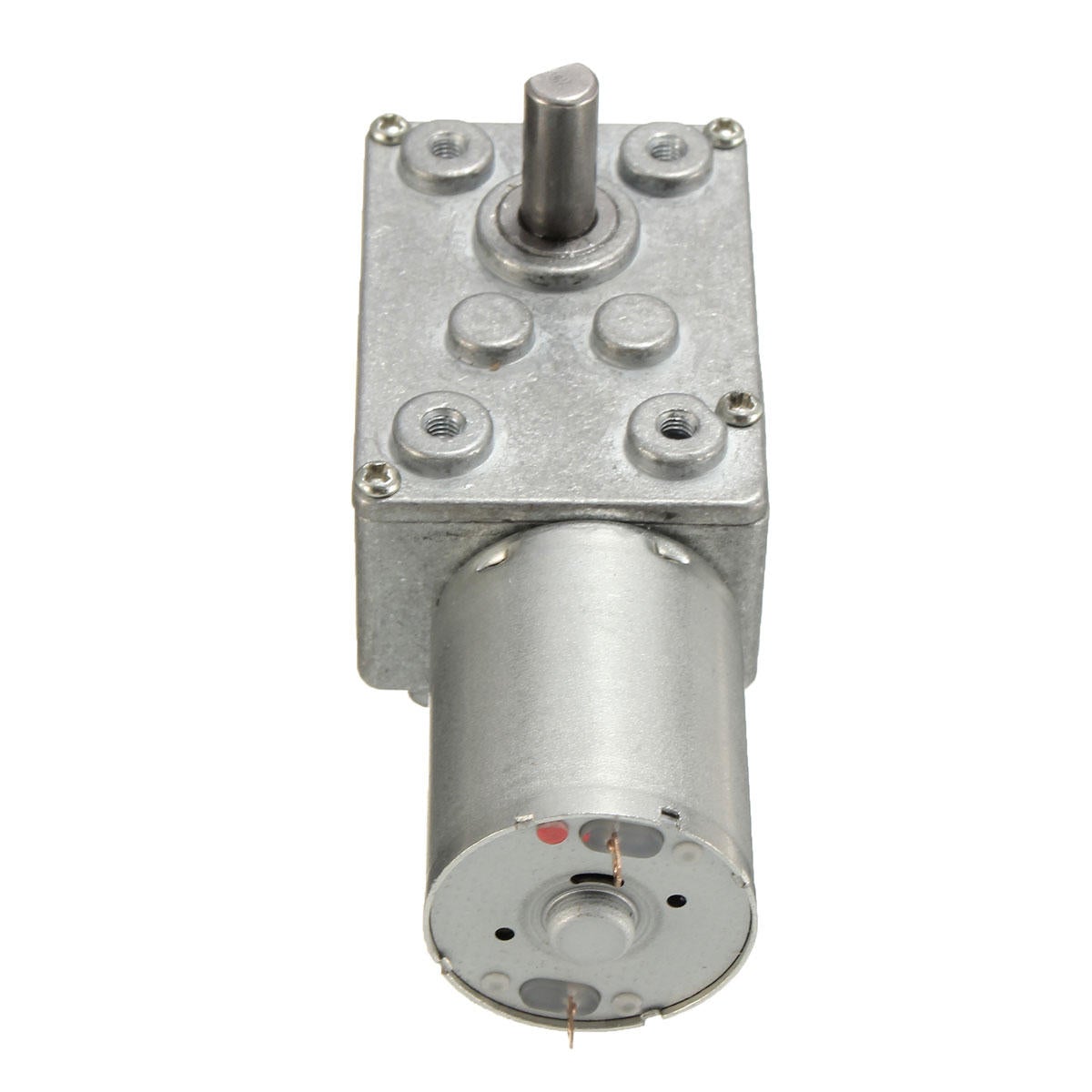 DC 12V 5RPM Worm Gear Motor 6mm Shaft High Torque Turbine Worm Gear Reduction Motor