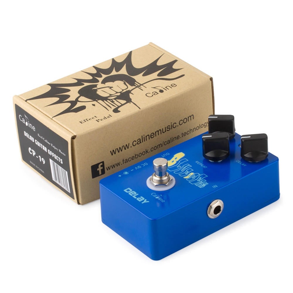 Blue Ocean Delay Guitar Effects Pedal True Bypass 25ms-600ms Delay Time