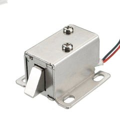 12V DC 0.43A Cabinet Drawer Electric Door Lock Assembly Solenoid 27x29x18mm