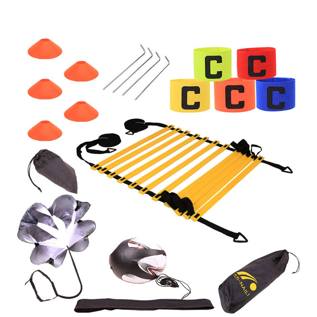 Football Training Set Speed Agile Training Kit Resistance Umbrella Agile Ladder Sign Disc