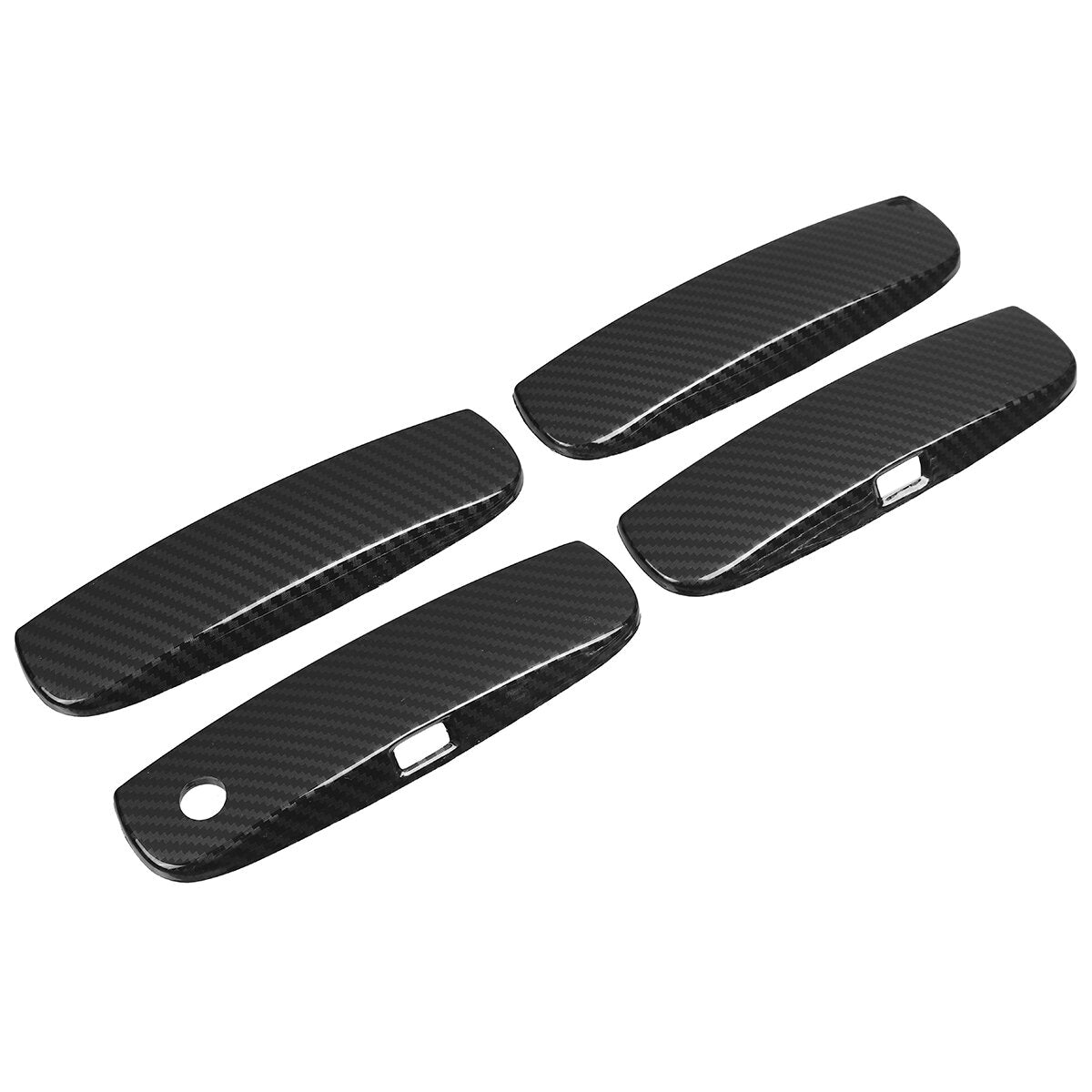 For Dodge Charger Carbon Fiber Look Door Handle Covers Overlays 4pcs/set