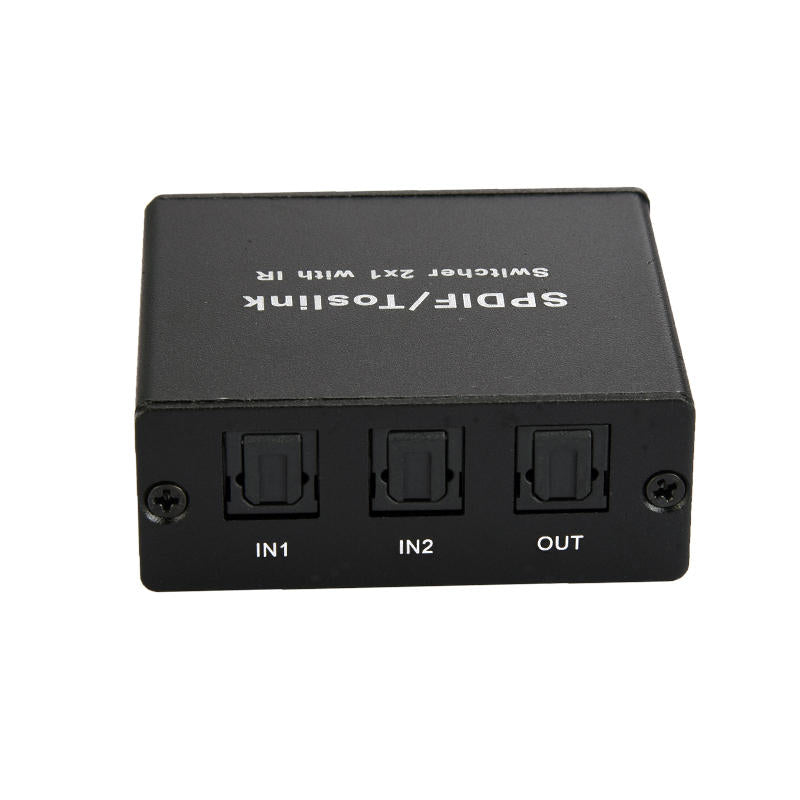 SPDIF/ToslinK Video Switcher 2x1 with IR