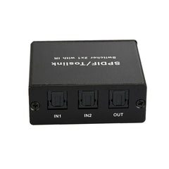 SPDIF/ToslinK Video Switcher 2x1 with IR