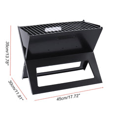 3-5 People Outdoor Portable Folding Barbecue BBQ Grill Charcoal Cooking Stove Camping Picnic