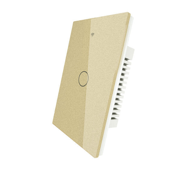 WiFi Smart 1/2/3 Gang Wall Light Switch Glass Panel RF433&Wi-Fi Tuya APP Remote Control Works With Alexa Google Home