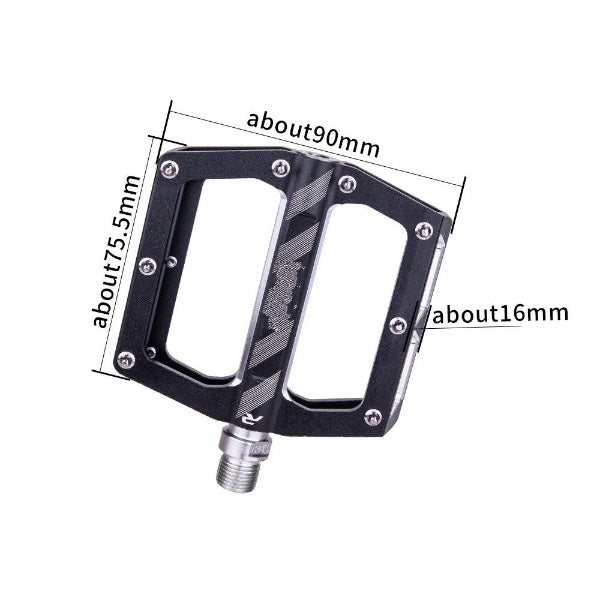 High Strength Aluminum Alloy Durable Anti-slip Perlin Bearing 1 Pair Bicycle Pedals Mountain Bike Pedals