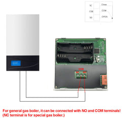 Smart Thermostat 7 Day Programmable Heating Controller For Gas Boiler