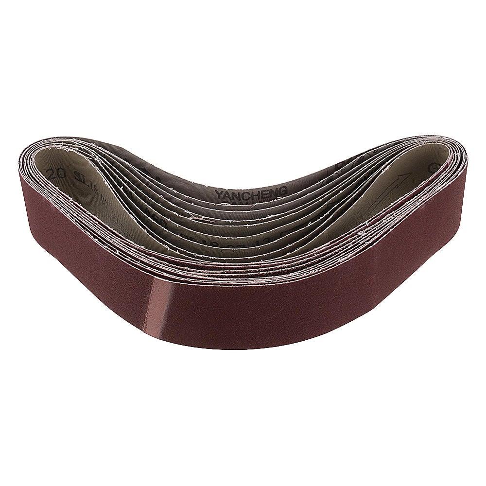 10pcs 60/120/150/240 Grit 40mm x 680mm Sanding Belt for Grinding Machine