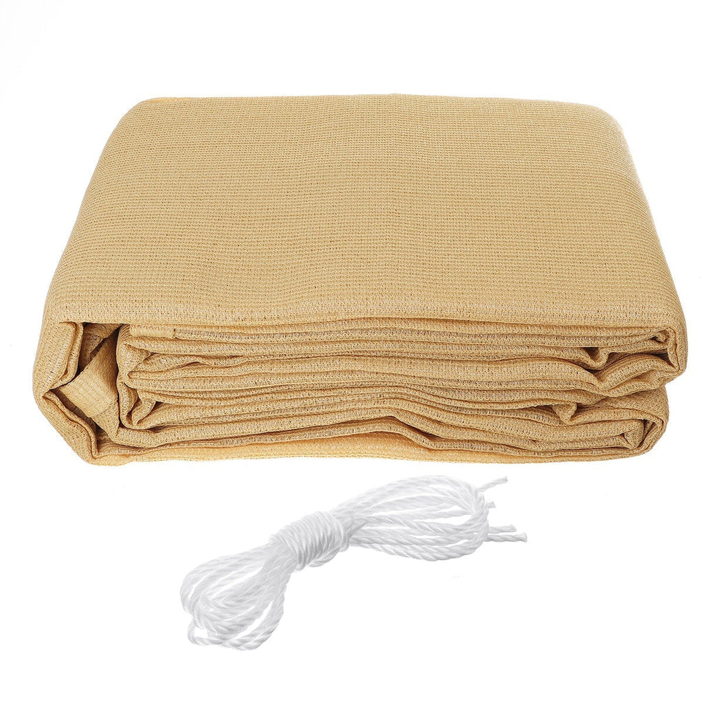 Sun Shade Sail 3.66*3.66M Waterproof UV-proof Shade Net for Garden Swimming Pool