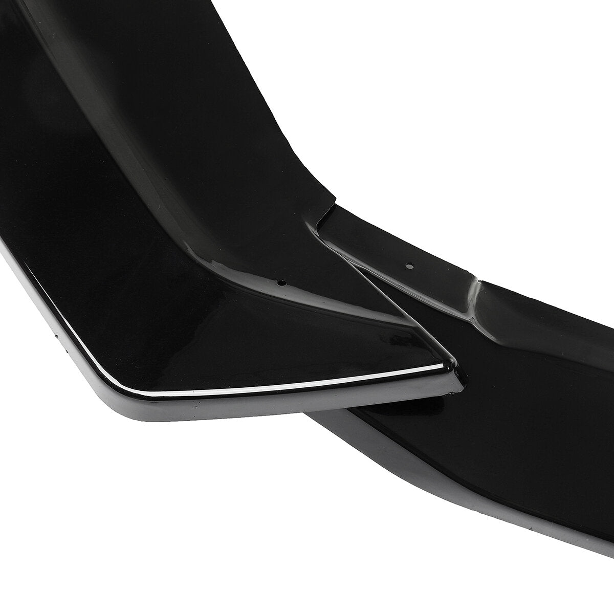 Painted Bright Black Front Bumper Lip Chin Spoiler Splitter For Nissan Sentra 2020 2021