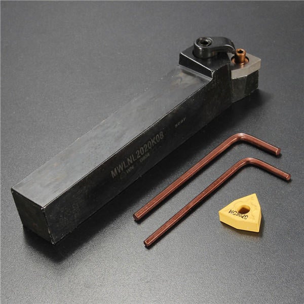 Lathe Tool Indexable Turning Tool Holder 95 Degree with blade and wrench