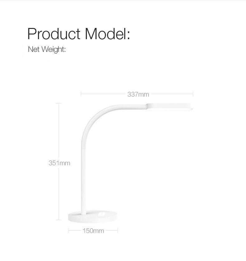3W/ YLTD02YL 5W 60 LED Touch Dimmable Desk Lamp Smart Table Light for Home