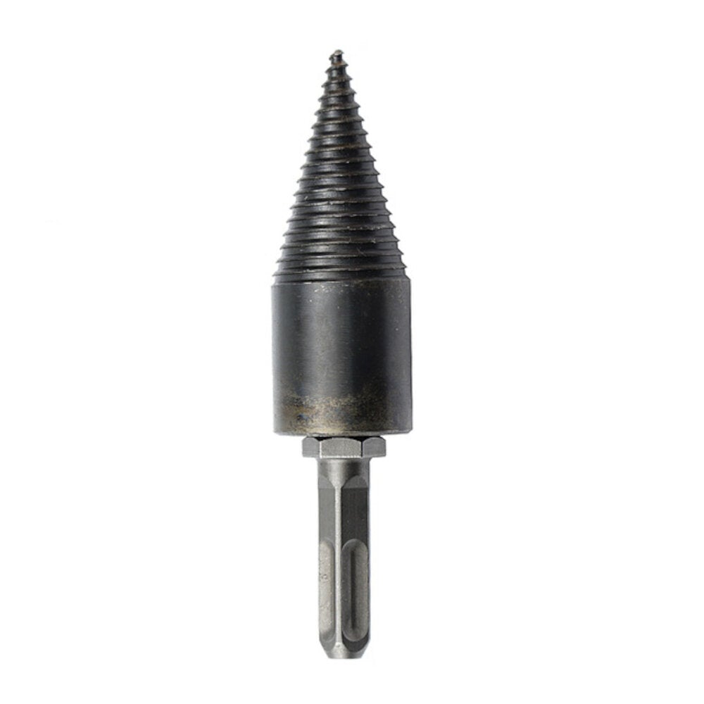 1Pc 32/42mm HSS Round/Square/Hexagonal Shank Firewood Drill Bit Splitter Wood Split Cone For Tree Cutting
