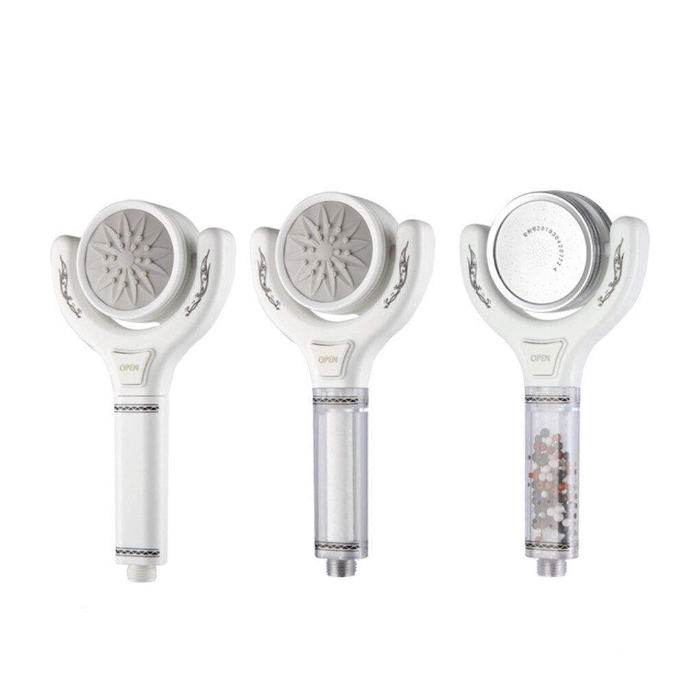 High Boost Shower Double Sided Water Output Shower Head 360 Rotation Removable And Washable Showers With Filter Functional