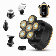 6D Independent Floating Electric Shaver LED Display Smart Travel Lock Electric Shaver IPX6 Waterproof USB Charging Electric Shaver