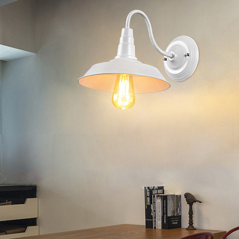 Vintage Industrial Factory Iron Wall Lamp Light Shade Pendant Lampshade