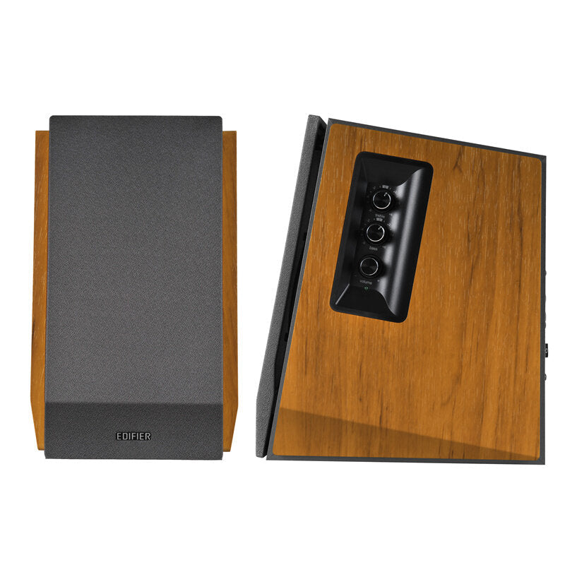 Subwoofer Multimedia Computer Speaker Desktop 2.0 60W Wooden Bass Bookshelf Active Speaker