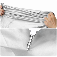 Car Cover Wrangler Cover 2 Door Waterproof All Weather Protection Outdoor Car Cover with 2 Gust Straps Fits up to 170''(170x75x60'')