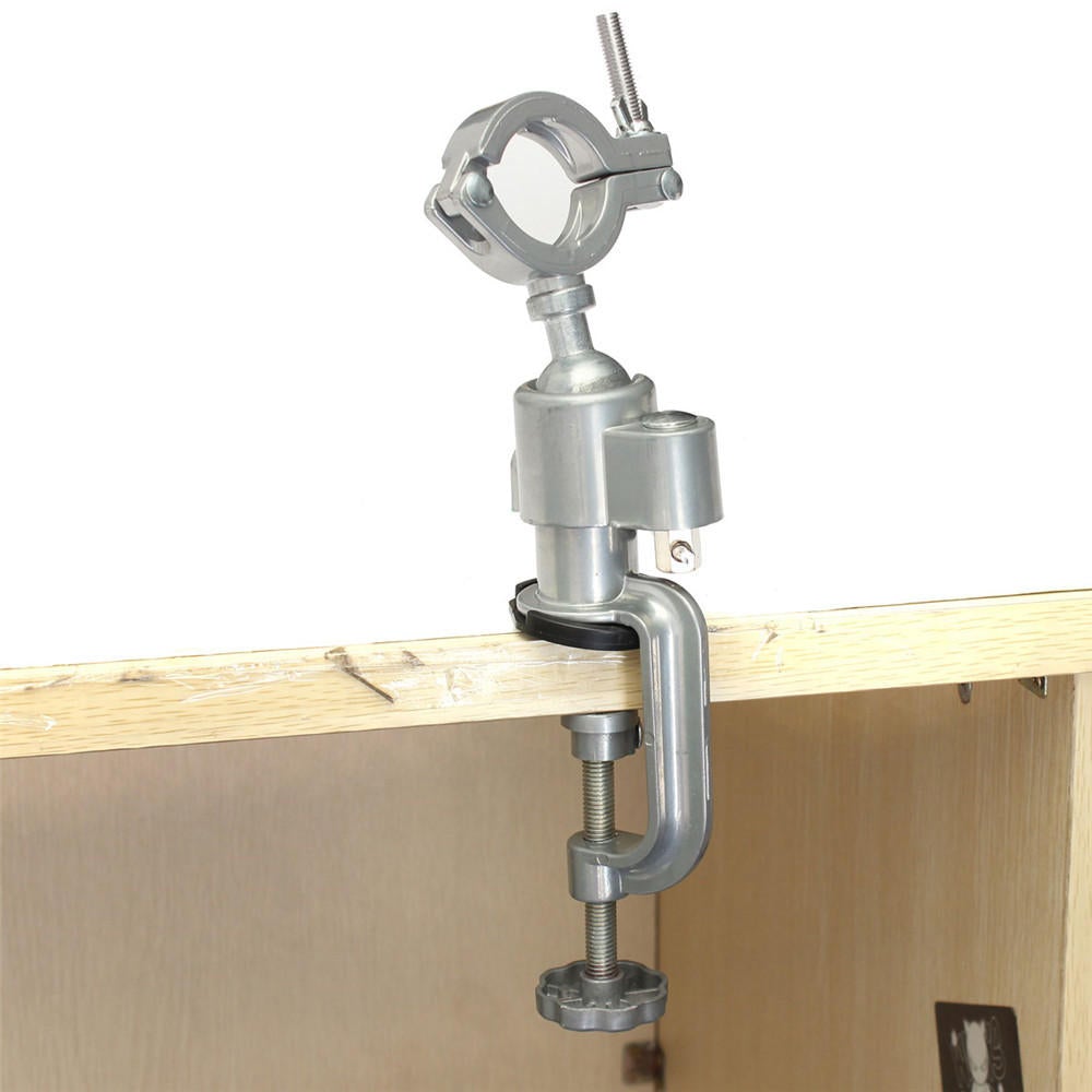 Clamp-on Grinder Bench Vises Holder Tool for Electric Drill Stand Rotary Tools