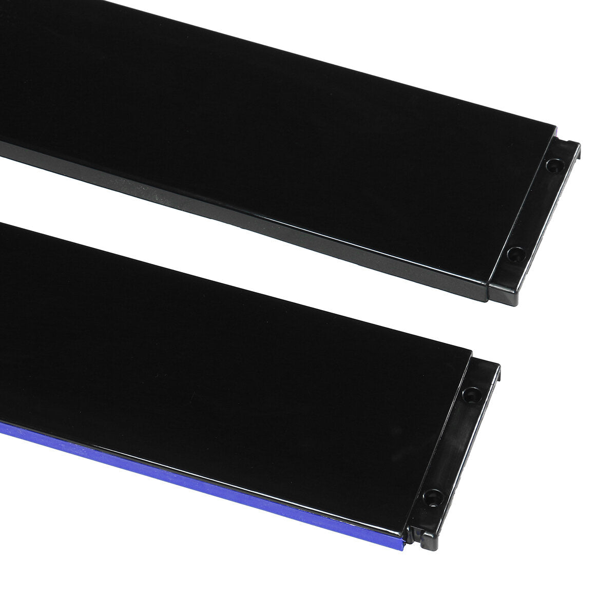 2.2M / 78.7inch Pair of Universal Side Skirts Extensions Splitters Blue Line