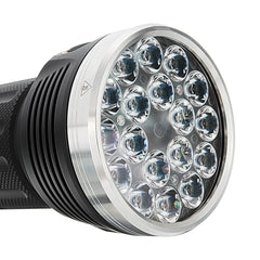 18x SST20 15000LM 616M Anduril UI 18650 Flashlight High CRI Super Bright Searching Flashlight
