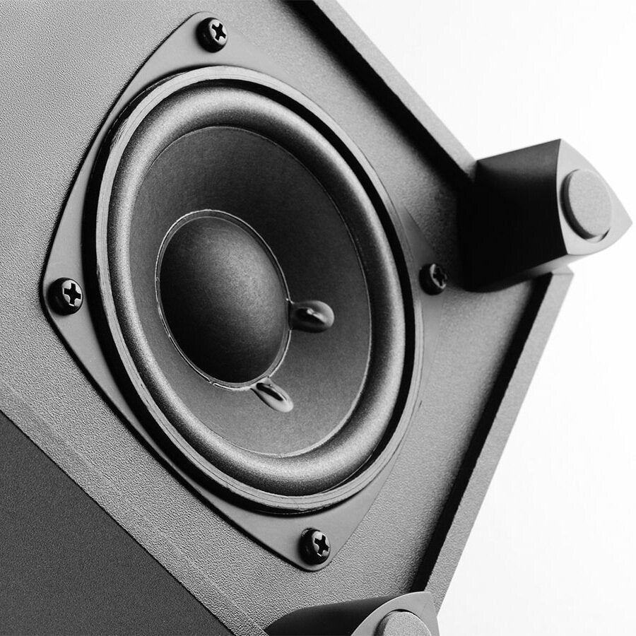 2.1 Channel Multimedia Speaker MDF 4-inch Subwoofer Hi-Fi Stereo Bass 3.5mm Audio Computer Speakers with EU Plug