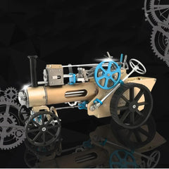 Steam Car Model Stirling Engine Full Metal Model Toy Collection Gift Decor