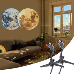 LED Sky Night Light Planet Magic Projector Moon Earth Projection Lamp 360 Rotatable USB Rechargable
