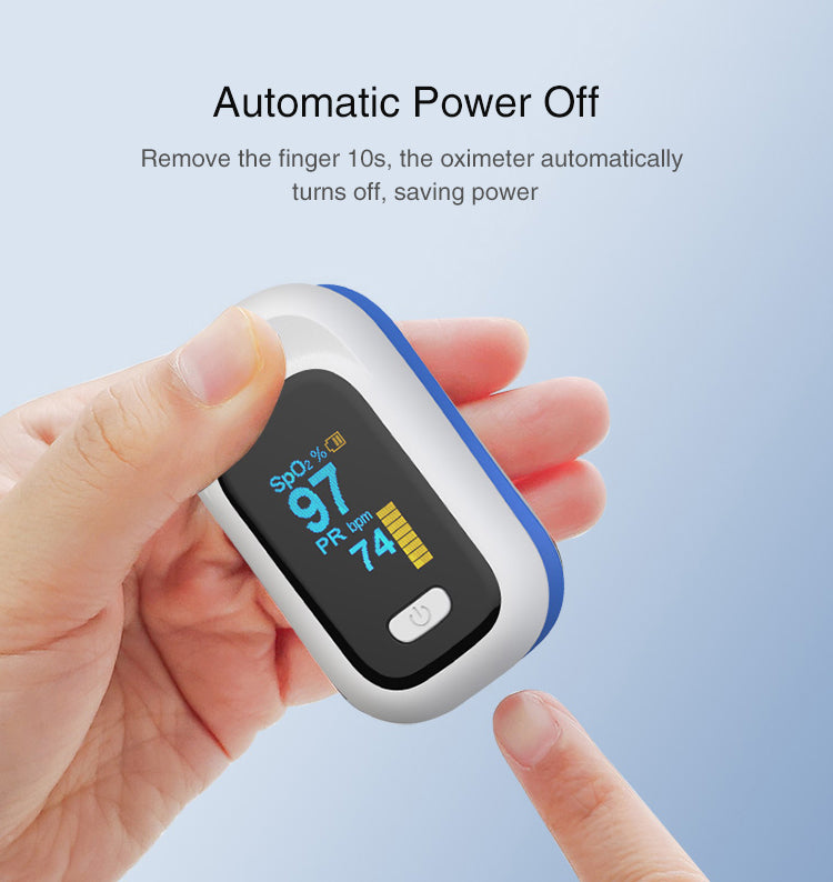 Mini OLED Finger-Clamp Pulse Oximeter Home Heathy Blood Oxygen Saturation Monitor