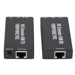HDMI-compatible to RJ45 Network Extender 1080P HDMI-compatible Ethernet Adapter Network Repeaters (Tx + Rx)