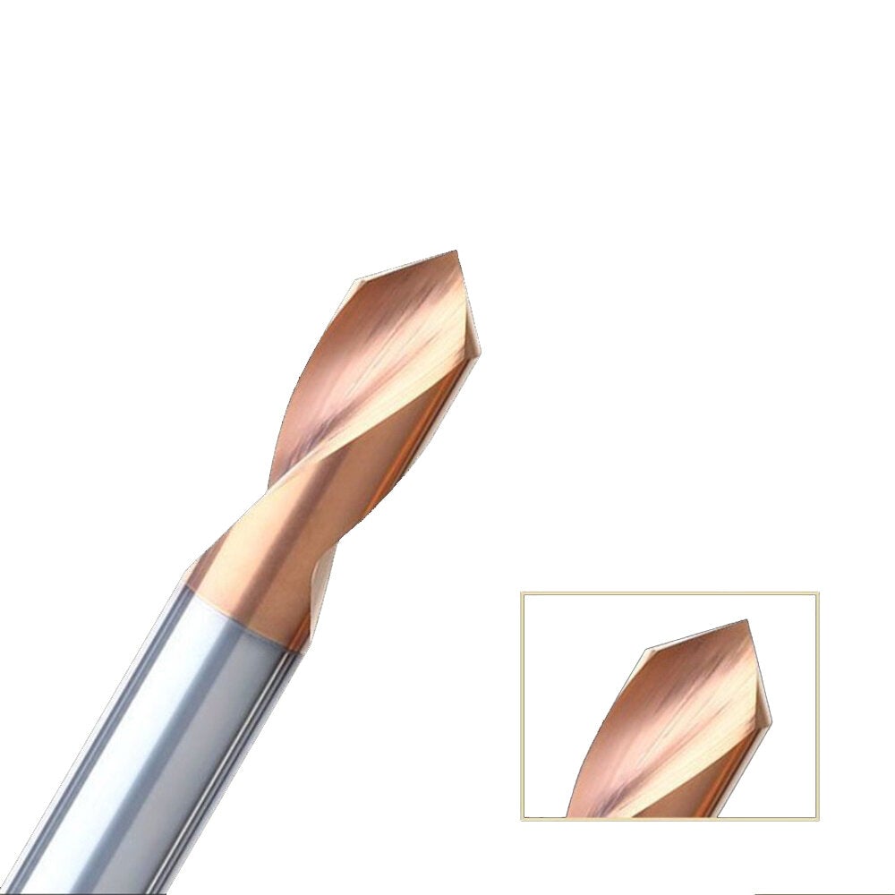 55 Degree 2-Edge Steel 90 Fixed-Point Drilling And Milling Cutter Carbide Centering Drill Bit CNC Tool