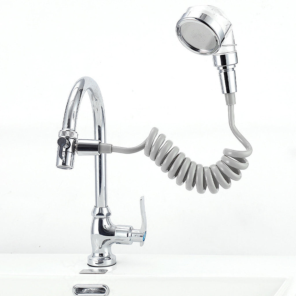 Washbasin Faucet External Shower Bathroom Extended Shampoo Handheld Small Nozzle Set