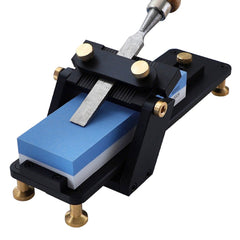 Quick Non-slip Cutter Sharpener Aluminum Alloy CNC Fixed Angle Sharpener Double-sided Grain Size wood working Chisel Sharpener Monomer