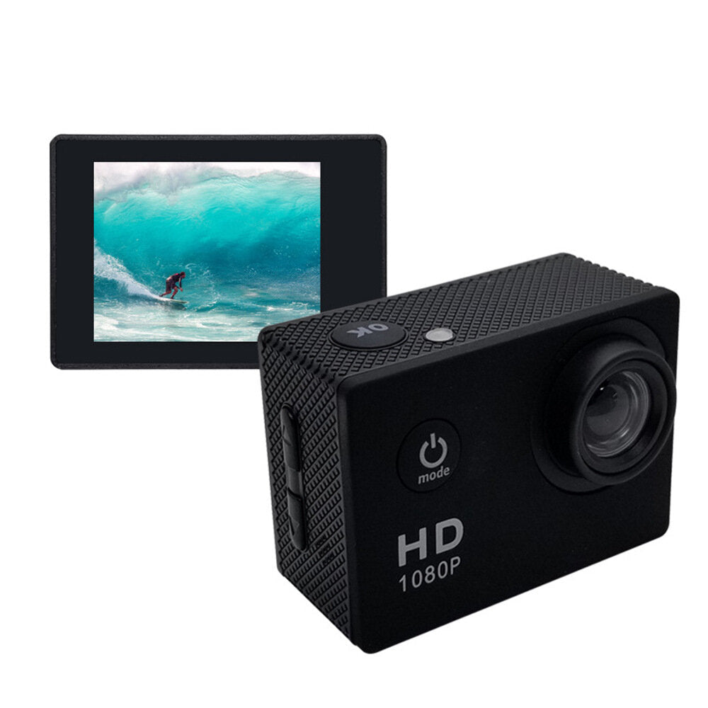 Sports Camera Wide Angle Lens 140 Degrees 1080P Waterproof Outdoor Aerial Cam Recorder