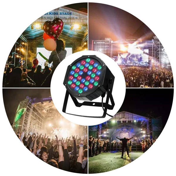 36W RGB LED Stage Light PAR Light Projector Party DJ Light