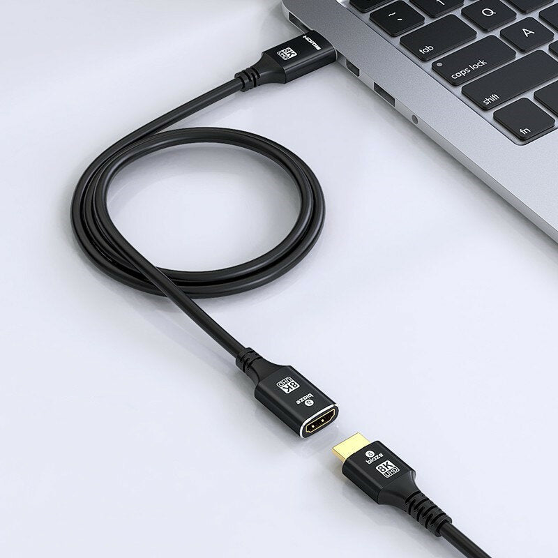 HD Male to Female 8K 60HZ 4K 120HZ HD2.1 Version Extension Cable for TV Monitor Projector