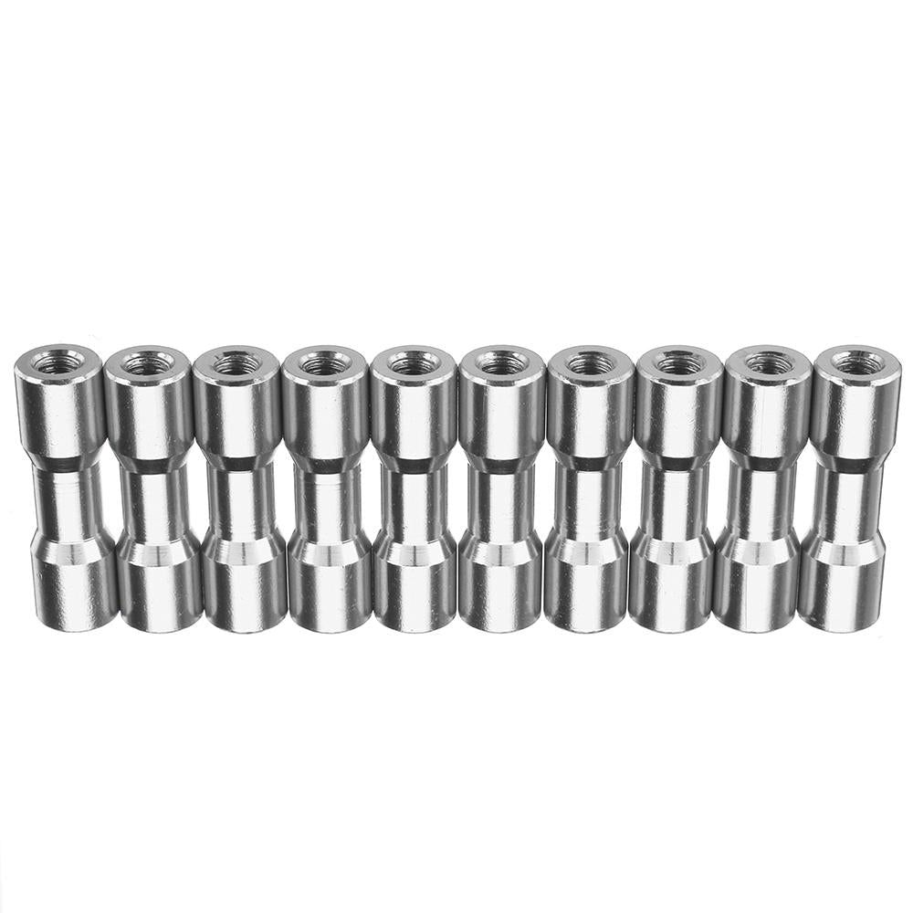 M3AS11 10Pcs M3 20mm Aluminum Alloy Standoff Spacer Round Column MultiColor Smooth Surface