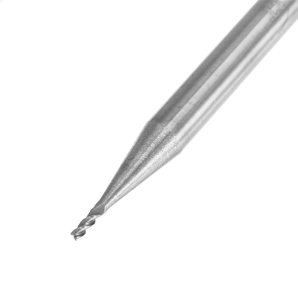 10pcs 1mm HRC58 3 Flutes End Mill Cutter Tungsten Carbide CNC Milling Cutter Tool for Aluminum