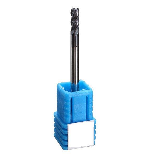 5pcs 4 Flutes 3mm Shank Tungsten Carbide End Mill Cutter HRC50 CNC Tool