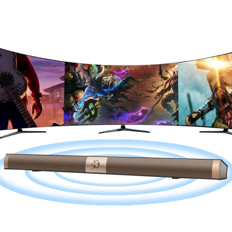 Portable Wireless Bluetooth NFC Speaker Stereo Soundbar Remote Control Wall Mountable Subwoofer for TV PC DVD