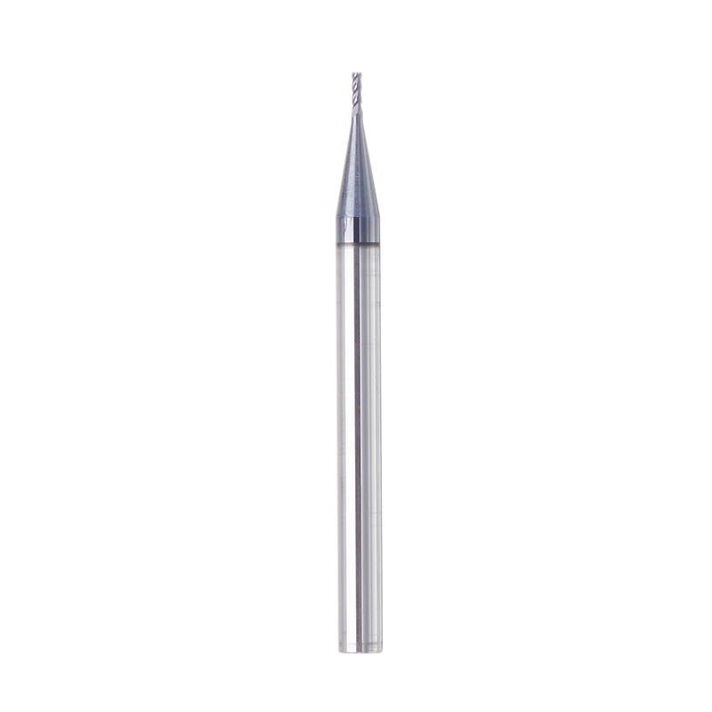 10pcs 1mm HRC55 TiAlN 2 Flutes End Mill Cutter Tungsten Carbide Milling Cutter CNC Tool
