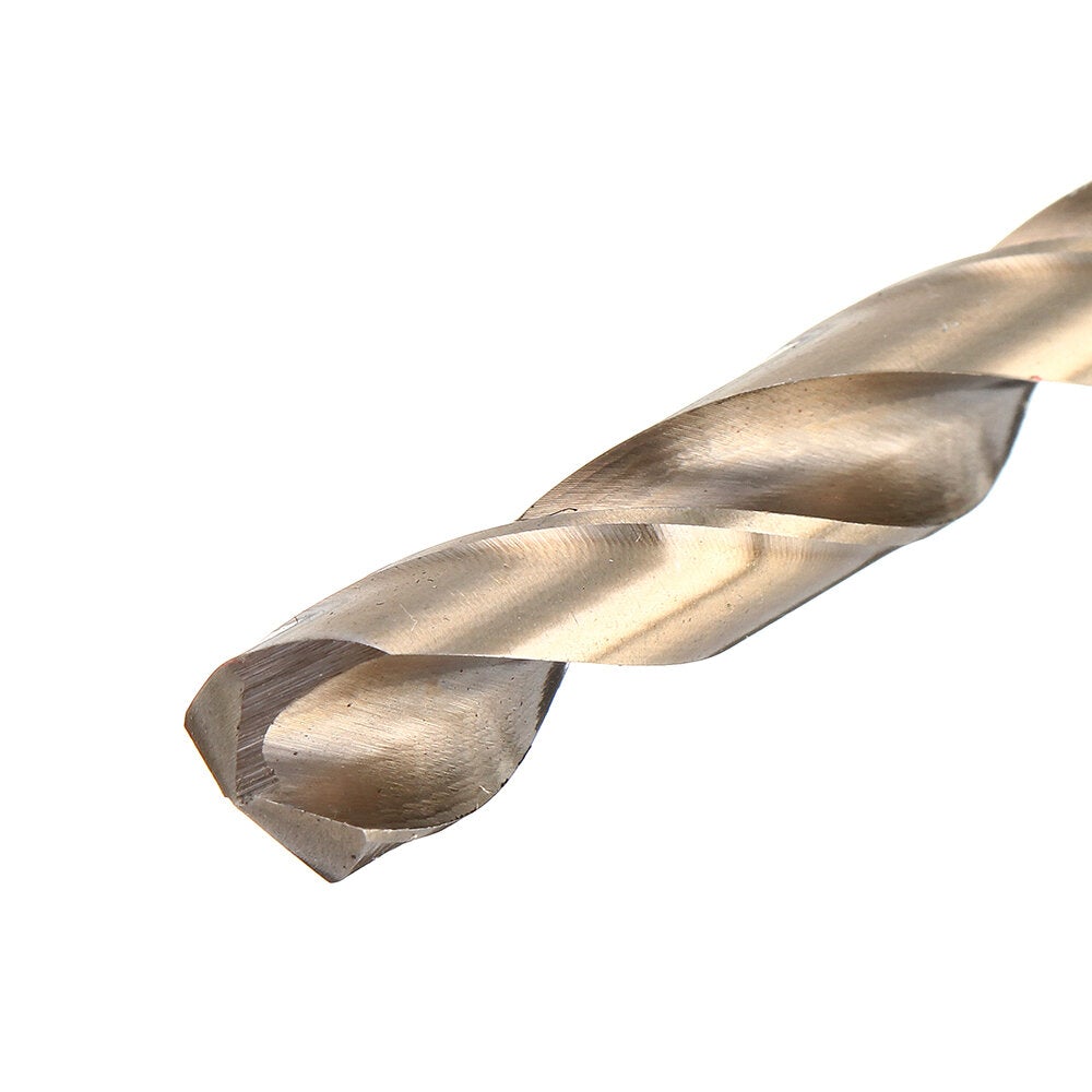 M35 Cobalt Drill Bit Set HSS-Co Jobber Length Twist Drill Bits with Metal Case for Wood Metal Drilling