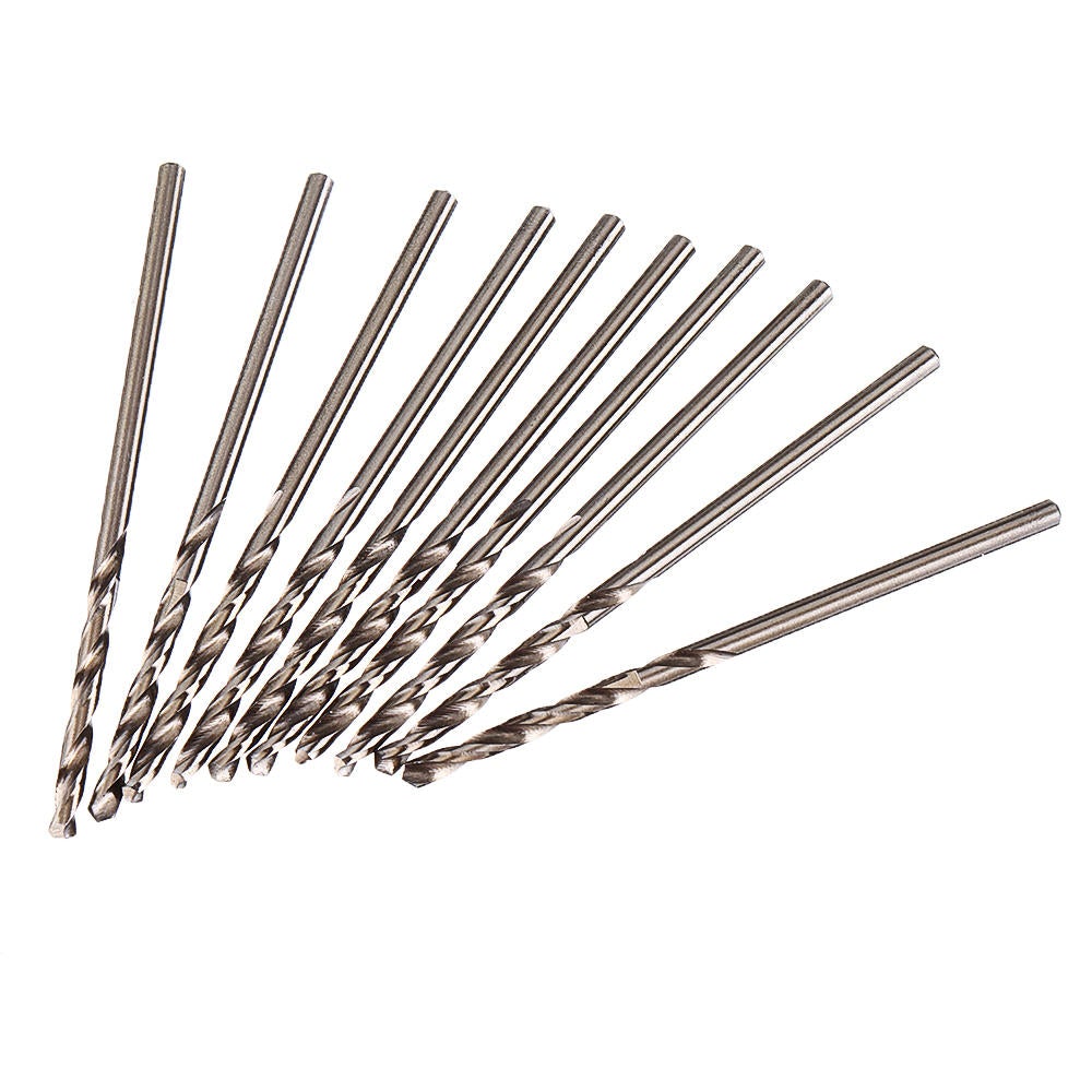 10Pcs 2mm Stainless Steel Cobalt Twist Drill Bits For Bosch Dremel Rotary Tool