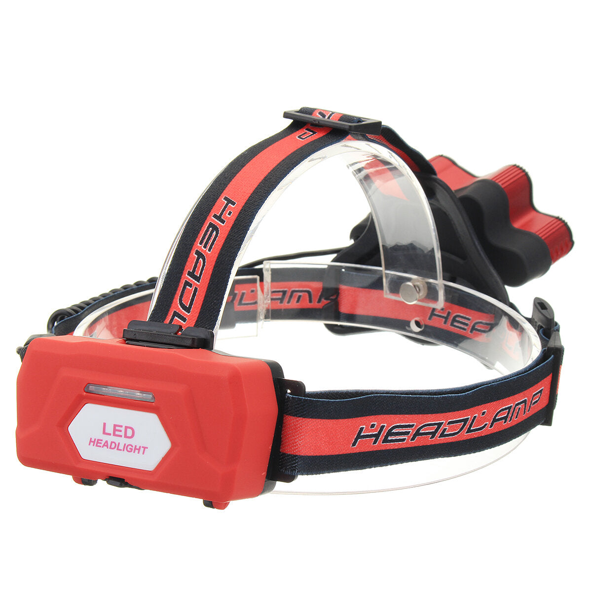 6-Modes 7xT6+2xQ5 LED Head Lamp USB Rechargeable Camping Head Torch With SOS Whistle Function