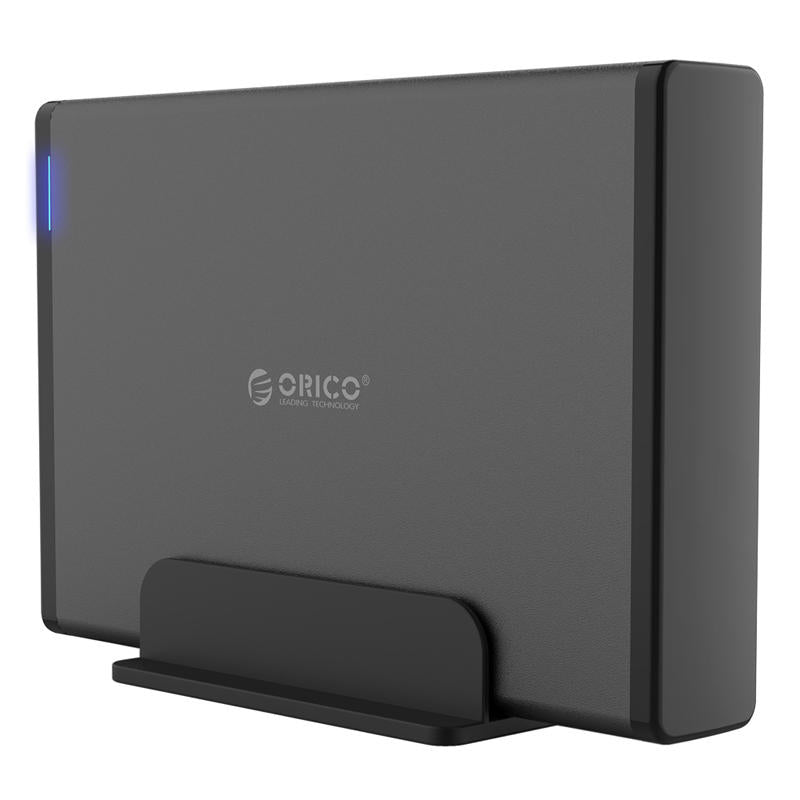 Vertical Type-C 3.5inch SATA HDD Case External Hard Drive Enclosure
