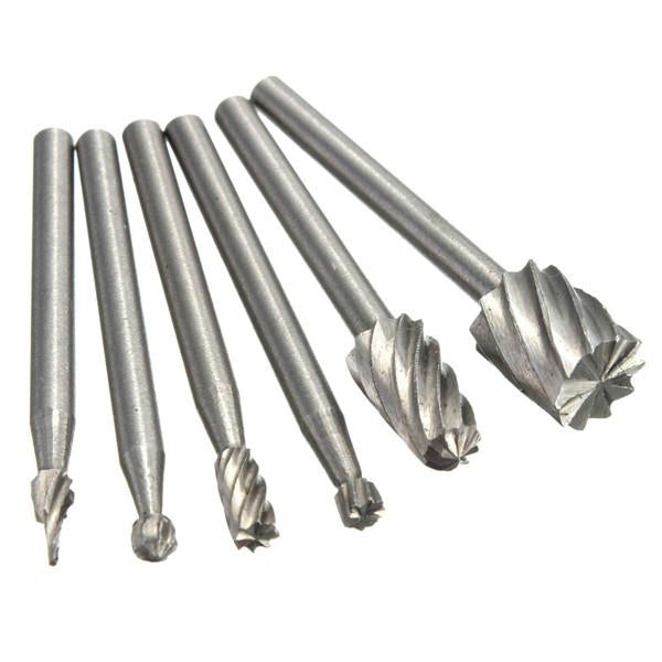 Drill Carving Locator 4pcs 3mm Twist Drills and 6pcs Wood Milling Burrs For Rotary Tools