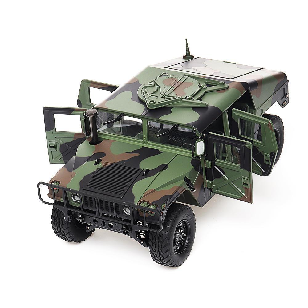 Light Sound Function 2.4G 4WD 16CH RC Car U.S.4X4 Military Vehicle Truck without Battery Charger