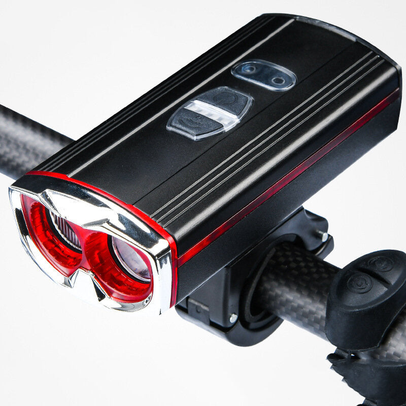 Bicycle Headlight Five Modes USB Charging Strong Flashlight Headlight Rotatable Waterproof Bicycle Induction Headlight