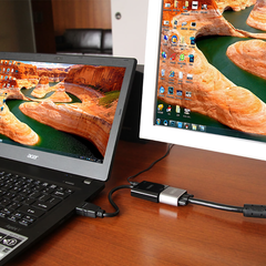 HDMI-compatible to VGA Audio Converter 1920* 1080P Gold-plated Connector with DC 3.5mm audio port
